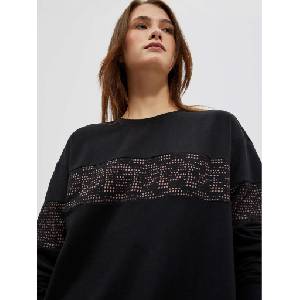 Moodo Черен дамски суитчър Moodo Moodo | Cheren | ЖЕНИ | XS - zoot - 31,49 лв