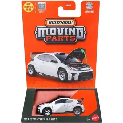 Mattel Matchbox: Движещи се части количка: 2024 Toyota Yaris GR Rally2 (JHV36)