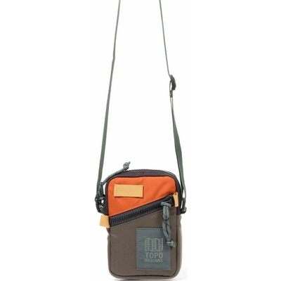 Topo Designs Mini Shoulder Bag woodland/terracotta