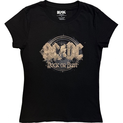 AC/DC Rock or Bust Black XL Дамски Риза (ACDCTS34LB04)
