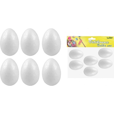 Wiky Vajíčko dekorační polystyrénové 6 cm, 6ks – Zboží Dáma