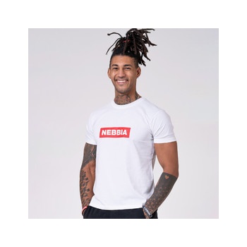 Nebbia tričko pánske Basic 593 white