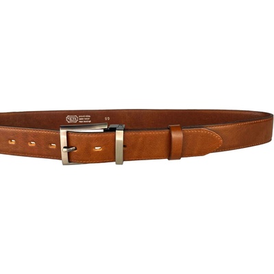 Belts 35-020-22-48 pánský kožený pásek hnědý