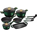BerlingerHaus Sada hrnců Emerald Metallic hliníková 12 ks