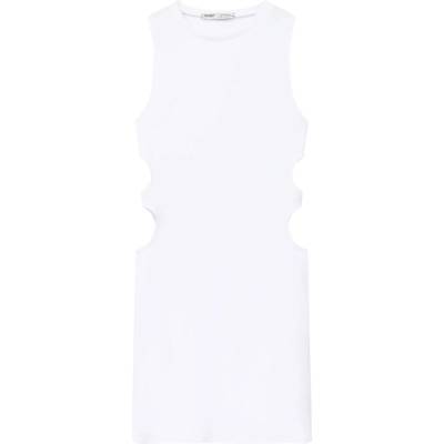 Pull&Bear Лятна рокля бяло, размер S