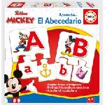 Educa Образователен пъзел, Educa, Mickey and Friends, Азбука, 81части (EDU19328)
