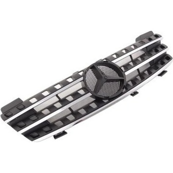 Решетка за Mercedes ML W164 (2005-2008) - черна с хромлайсни