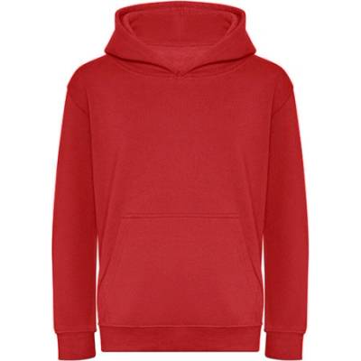 Just Hoods Detská mikina s kapucňou JH201J Fire Red