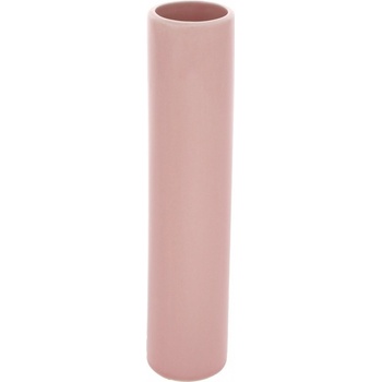Keramická váza Tube, 5 x 24 x 5 cm, růžová