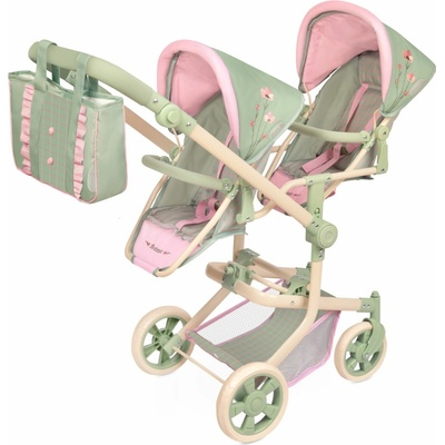DeCuevas 90868 Skládací pro dvojčata panenky s taškou Botanic 2026 – 91 cm