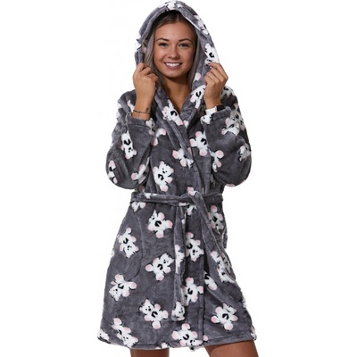 Župan do porodnice huňatý s Medvídky 1Z1211 šedá – Hledejceny.cz