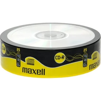 Image 1 of Maxell CD-R80 MAXELL, 700MB, 52x, 25 бр (ML-DC-CDR80-25)