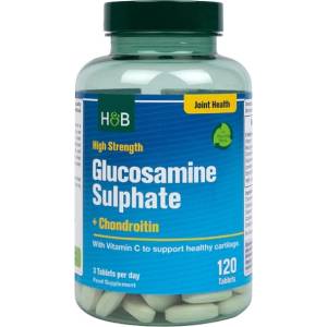 Holland & Barrett High Strength Glucosamine Sulphate + Chondroitin [120 Таблетки]