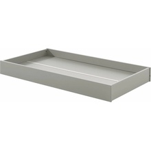 Vipack Sivá zásuvka pod detskú posteľ 70x140 cm Peuter