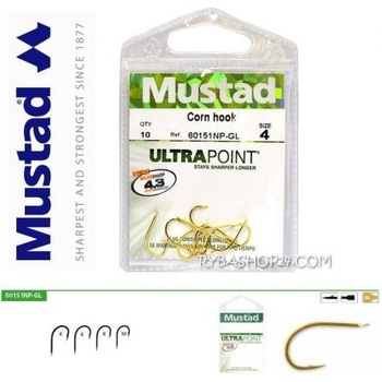 MUSTAD CORN HOOK vel.4 10 ks