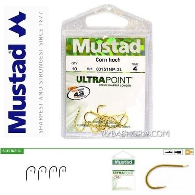 MUSTAD CORN HOOK vel.4 10 ks