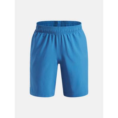 Under Armour Chlapecké kraťasy UA Tech Woven Wordmark Short Modrá