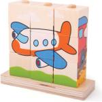 Bigjigs Toys Bigjigs Baby Подреждащи кубчета превозни средства (BB105)