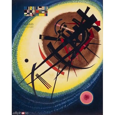 Obrazy - Kandinsky, Wassily: V zářivém oválu - reprodukce obrazu