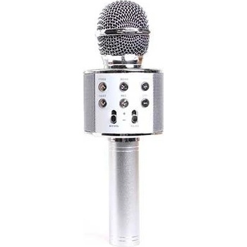 WSTER WS 858 Karaoke bluetooth mikrofón strieborný