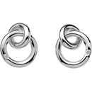 Náušnice Eternity Interlocking Stud DE308