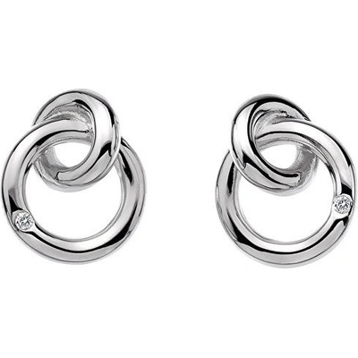 Náušnice Eternity Interlocking Stud DE308