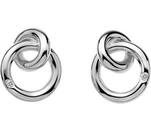 Náušnice Eternity Interlocking Stud DE308
