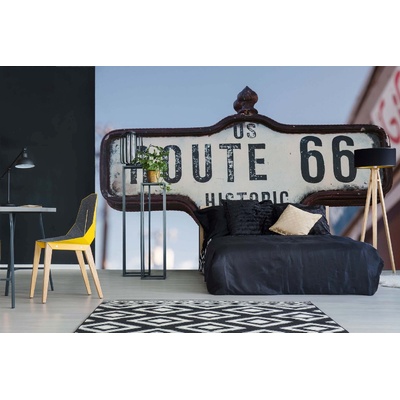 DIMEX ART Самозалепваща се флизелинова фототапета табела за route 66 375 x 250 см