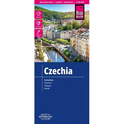Reise Know-How Verlag mapa Czech Republic 1:350 t. voděodolná