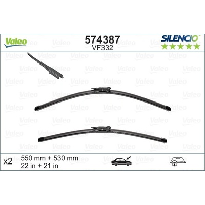 Valeo Silencio X-TRM 550+530 mm VA 574387