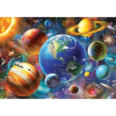 Norimpex - Puzzle Diamant painting: Solar system 30x40cm - 1 - 39 piese