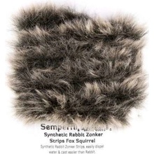 Semperfli Sytetické Proužky Králičí Kůže Synthetic Rabbit Zonker Strips Fox Squirrel