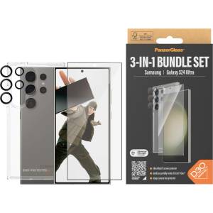 Panzer Комплект PanzerGlass Samsung Galaxy S24 Ultra UWF Bundle (Screen Protector + D3O HardCase + Hoops)