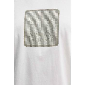 Giorgio Armani Памучна тениска Armani Exchange в бяло с принт 6DZTHB ZJ9JZ (6DZTHB.ZJ9JZ)