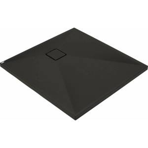 Deante Correo квадратно душ корито, матово черно, 90x90 см (KQR_N41B)