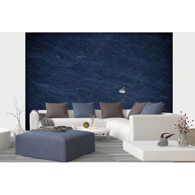 DIMEX ART Самозалепваща се флизелинова фототапета тъмно синя текстура 375 x 250 см