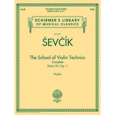 School of Violin Technics Complete, Op. 1