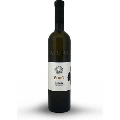Pereg Cuvée Bazulienka z bazových kvetov a hrozna 11% 0,75 l (čistá fľaša)
