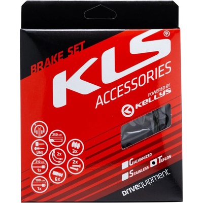 KLS Sada brzdových bovdenů Brake set teflon