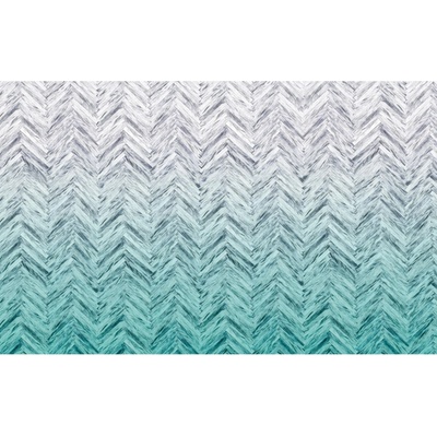 Komar Vliesová fototapeta Herringbone Mint rozměry 400 x 250 cm