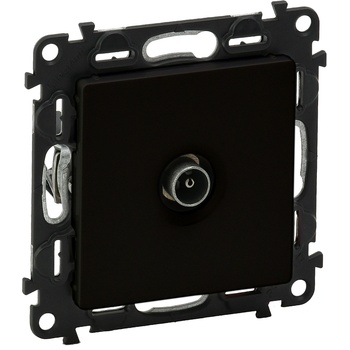 Legrand Мъжки TV контакт (1, 5 dB) Legrand Valena Life, черен (756351L)