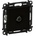 Legrand Мъжки TV контакт (1, 5 dB) Legrand Valena Life, черен (756351L)