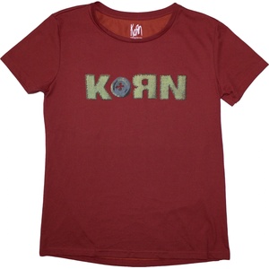 Korn Doll Issues (Back Print) Red M Дамски Риза (KORNTS37LR02)