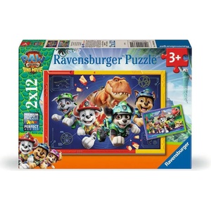 Ravensburger - Puzzle 2x12 Paw Patrol 3 Dino Movie - 1 - 39 piese