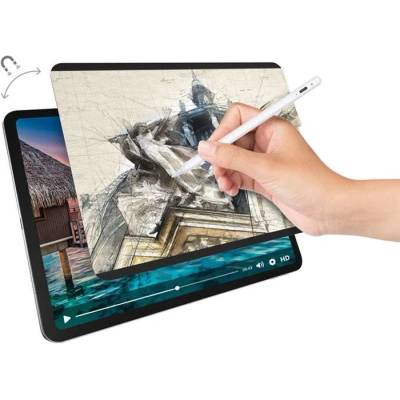 SwitchEasy SwitchPaper Magnetic Screen Protector - магнитно защитно покритие (подходящо за рисуване) за дисплея на iPad Pro 12.9 M1 (2021), iPad Pro 12.9 (2020), iPad Pro 12.9 (2018) (прозрачен