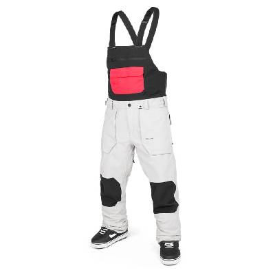 Kalhoty na snowboard Volcom Roan Bib Overall stone L 24/25 - Odesíláme do 24 hodin