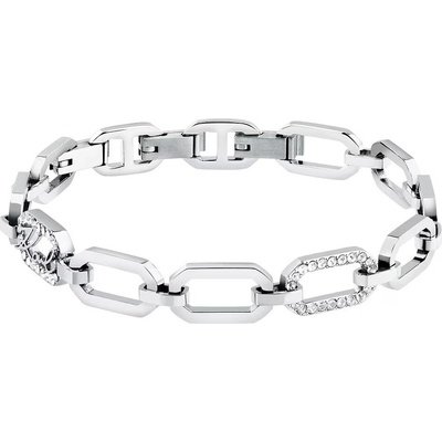 Karl Lagerfeld Moderní ocelový náramek pro ženy Crystals KLAYC31