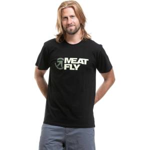 Meatfly Мъжка тениска Meatfly Revital Black / Green Meatfly | Cheren | МЪЖЕ | S