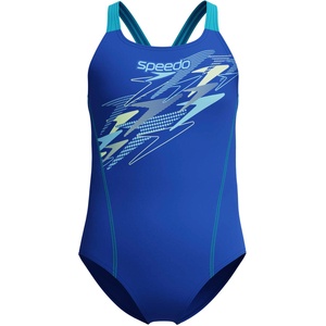 Speedo Цял бански girls medley logo medalist 1pc