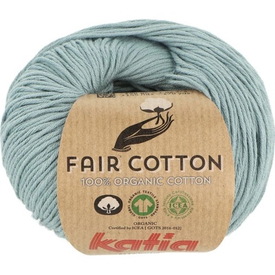 Katia Fair Cotton 41 šedá modrá